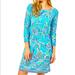 Lilly Pulitzer Dresses | Hp Lilly Pulitzer Sophie Upf 50+ Dress Bermuda Blue Turtle, Large | Color: Blue/Pink | Size: L