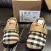 Burberry Shoes | Brand New Baby Girl Burberry Shoes | Color: Black/Tan | Size: Newborn Boot