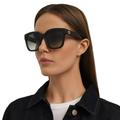 Gucci Accessories | Gucci Gg1338sk 003 Brand New Sunglasses Black Grey Gradient Square Women | Color: Black/Gray | Size: Os