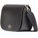 Kate Spade Bags | Kate Spade Madison Safiano Leather Saddle Bag (Blk) | Color: Black | Size: 6” H X 3.2” D X 8.2 W (Bottom)