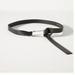 Anthropologie Accessories | Anthropologie Soft Leather Wrap Belt Size S/M(46”) | Color: Black/Silver | Size: S/M(46”)