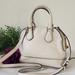 Michael Kors Bags | Michael Kors Cream Pebbled Leather Scru Small Smythe Dome Satchel Handbag Bag | Color: Cream | Size: Os