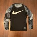 Nike Shirts & Tops | Nike Boys Fitted Black Gray Under Shirt Size 7 | Color: Black/Gray | Size: Mb