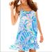 Lilly Pulitzer Dresses | Lilly Pulitzer Zanna Silk Dress In Guilty Pleasure | Color: Blue | Size: S