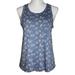 American Eagle Outfitters Tops | American Eagle Blue Floral Tank Top - Size Medium | Color: Blue/Pink | Size: M