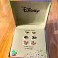 Disney Jewelry | Disney O Mickey Mouse La Rocks ‘Tis The Season To Be Jolly Earrings Trio Set | Color: Green/Red | Size: Os