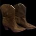 Nine West Shoes | Nine West Brown Suade Booties | Color: Brown | Size: 9