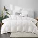 DOMDEC Heavyweight Goose Feather Down Comforter- Twin Size Winter Duvet- Ultra Soft 850 Fill Power Hotel Collection 42oz Thick Duvet Insert Cold Weather Sleepers(68X90'', White), XL, (DD2011)