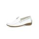 Gabor California 46.090.50 White / Silver Leather Moccasin Shoe 4.5