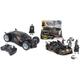 Spin Master - Batman Batmobile mit Fernsteuerung (2 & Spin Master - Batman Offroad Batmobile mit Fanghaken-Katapult und Gitter-Zelle im Heck, inkl. 10-cm Batman Figur, für Superheldenfans ab 4 Jahren