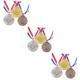 TOVINANNA 9 Pcs Sports Medal Portable Medal Football Medals Sports Supply Kids Medals School Medal 1st 3rd Prize Medals Toy Trophy Delicate Medal Toy Medals Supplies Zinc Alloy Multifunction