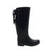 Coach Rain Boots: Black Solid Shoes - Women's Size 5 - Round Toe