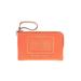 Coach Factory Leather Wristlet: Orange Print Bags