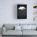 Winston Porter Black Cloud No1 by Aureous Canvas, Cotton in Black/White | 19 H x 12 W x 2 D in | Wayfair 215145C19F24491790C738DB5A3FA335