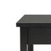 Latitude Run® Vintage Minimalist Wooden Coffee Table w/ Unfolded Lift Top Wood in Black | 20.01 H x 41.71 W x 19.71 D in | Wayfair