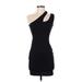 ASOS Casual Dress - Bodycon: Black Solid Dresses - Women's Size 2