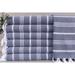 Tea Towel Embroidery Designs Hair Towel Navy Towel Striped Towel 24x40 Inches Bathroom Towel Travel Towel Turkey Towel Spa Towel