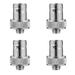 4 Pcs Walkie-talkie Adapter Intercom Accessory Coaxial Connectors Connectix Female BNC SMA Adapters RF