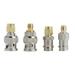 4 Pcs Antenna Adapter SMA to BNC Coax Connector BNC to SMA Adapter Coaxial Walkie