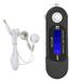 USB MP3 Player Portable Music MP3 USB Player With LCD Screen USB Flash Drive with FM Radio Voice Memory Card Earphones with LCD Screen (black)