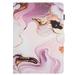 Stylish Marble Case for Kindle (11th Generation) 2022 Release 6 - PU Leather/TPU Protective Case with Card Slots Lightweight Cute Cartoon Folio eBook Reader Cover Pink Gold