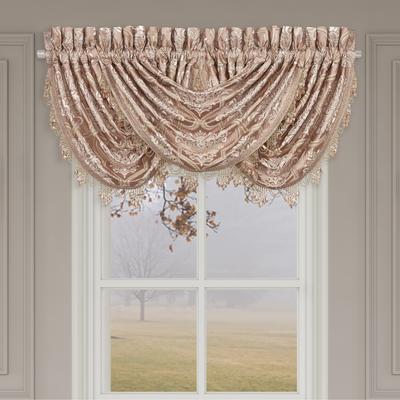 Rosewater Window Waterfall Valance