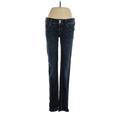 Hudson Jeans Jeggings - Mid/Reg Rise: Blue Bottoms - Women's Size 24