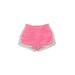 Justice Shorts: Pink Color Block Bottoms - Kids Girl's Size 7
