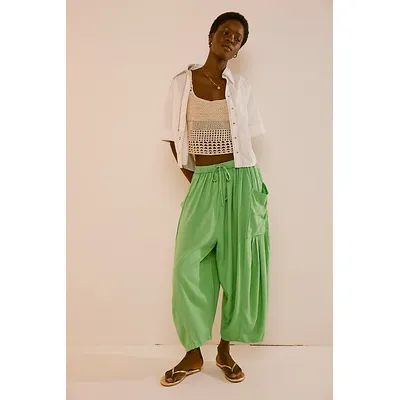 Quinn Trousers by free-est at Free People in Glass Grass, Size: Small