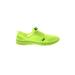 Sneakers: Green Solid Shoes - Women's Size 8 - Round Toe