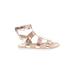 Cat & Jack Sandals: Gold Solid Shoes - Kids Girl's Size 1