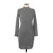 Reiss Casual Dress - Sweater Dress: Gray Marled Dresses - Women's Size 6