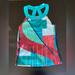 Adidas Tops | Adidas Tennis Tank Size Xs . Multicolor Sheer Overlay And Lined. Turquoise | Color: Blue/Green | Size: Xs