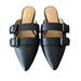 Jessica Simpson Shoes | Jessica Simpson Caylina Black Mules Flats Shoes | Pointed Almond Toe | Size 8 | Color: Black | Size: 8