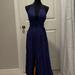 Free People Dresses | Free People, Navy Blue Maxi, Dress, Backless Halter, Size Small | Color: Blue | Size: S