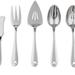 Disney Dining | Authentic Disney Theme Parks 5 Piece Serving Set | Color: Silver | Size: Os