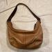 Coach Bags | Coach Brown Leather Shoulder Hobo Bag 9542 | Color: Brown/Silver | Size: Os