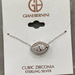 Giani Bernini Jewelry | Giani Bernini Cubic Zirconia Evileye Pendant Necklace Sterling Silver | Color: Silver | Size: Os