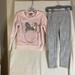 Disney Matching Sets | Disney Size 6 Matching Outfit | Color: Gray/Pink | Size: 6g