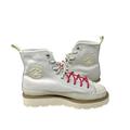 Converse Shoes | Converse Chuck Taylor Crafted Leather Terrain Boots Shoes Ivory 173212c Womens 9 | Color: Cream/White | Size: 9