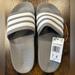 Adidas Shoes | Adidas Slides/Sandals | Color: Gray/White | Size: 8
