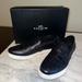 Coach Shoes | Coach Parkside Black Leather Slip-On Shoes: Women’s 6.5m | Color: Black/White | Size: 6.5