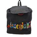 Disney Bags | Disneyland Based Winnie-The-Pooh Embroidered Black Bag Backpack Drawstring | Color: Black | Size: Os