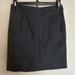J. Crew Skirts | J. Crew Gray Felted Wool Blend Fully Lined Mini Skirt Zip Side Pockets Size 00 | Color: Gray | Size: 00