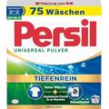 Persil Universal Pulver Tiefenrein Waschmittel (75 Waschladungen), Vollwaschmittel für reine Wäsche und hygienische Frische für die Maschine, effektiv von 20 °C bis 95 °C