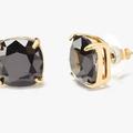 Kate Spade Jewelry | Kate Spade Jet/Gold Small Square Stud Earrings | Color: Black/Gold | Size: Os