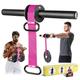 Forearm Strengthener and Wrist Roller, 43.3 In Or 51.2 In Ultra-strong Nylon Webbing Wrist & Forearm Blaster with Quick Locking Mechanism, Durable Anti-Slip Grip Handles for Forearm Strength Training