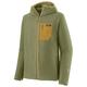 Patagonia - R1 Air Full-Zip Hoody - Fleecejacke Gr S oliv