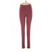 Sonoma Goods for Life Active Pants - High Rise: Burgundy Activewear - Women's Size Medium