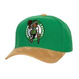 Men's Mitchell & Ness Kelly Green Boston Celtics Corduroy Pro Crown Adjustable Hat